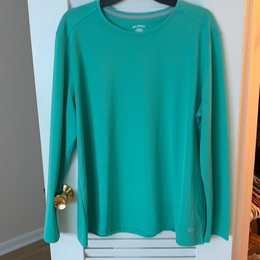 Teal/Green Reel Legends Long Sleeve Top